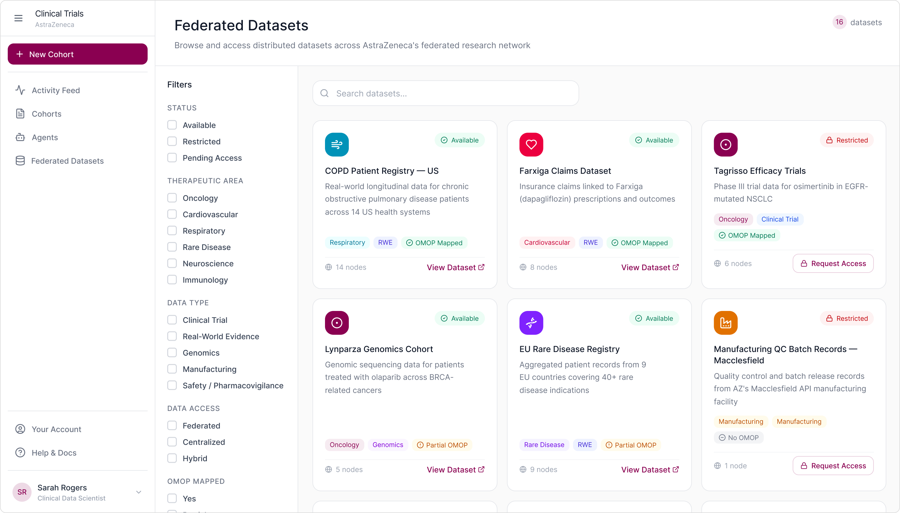 Clinical Trial Design Platform, AstraZeneca — screen 19